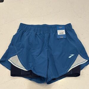 BROOKS CHASER 5" 2-IN-1 SHORTS